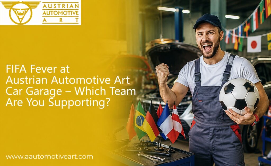 FIFA Fever at Austrian Automotive Art Car Garage – Which Team Are You Supporting?